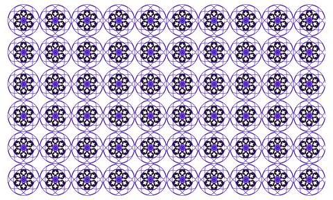 Geometric pattern vector background with Scandinavian abstract Stock Illustration