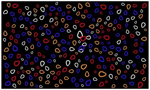 Geometric pattern vector background with Scandinavian abstract Stock Illustration