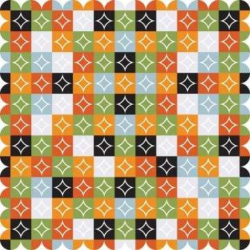 Geometric Pattern Vector Design Illustrazione stock