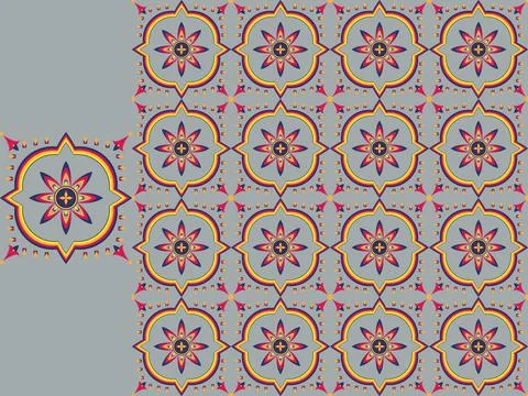 Geometric pattern, vector file, expandable, unbreakable image. Stock Illustration