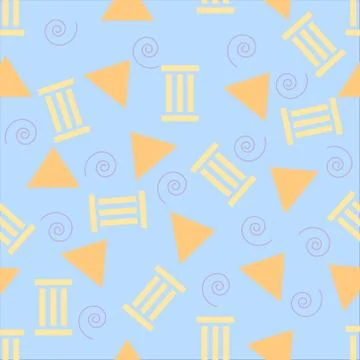 Geometric pattern, vector illustration. Design backgrounds for invitation, br Stock Illustration