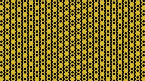 Geometric Pattern with Vertical Golden Yellow and Black Hexagonal Shapes fo.. Stock Illustration