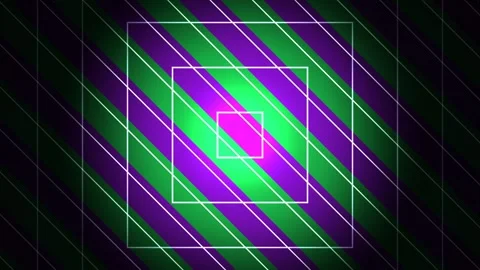 Geometric pattern with vibrant colors and lines in motion Stock Footage 338287368