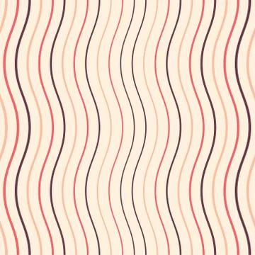 Geometric pattern by waves Illustrazione stock