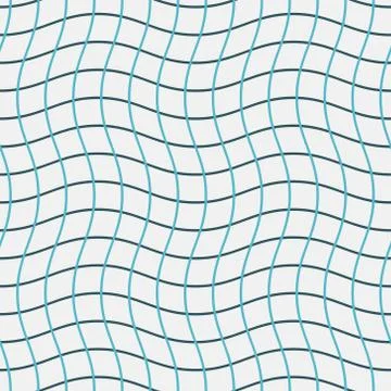 Geometric pattern by waves Illustrazione stock