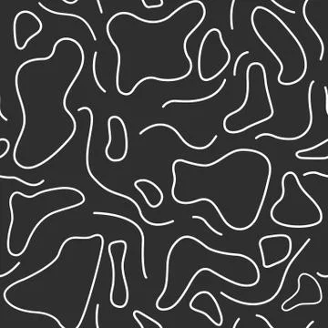 Geometric pattern with wavy stripes. Stock Illustration