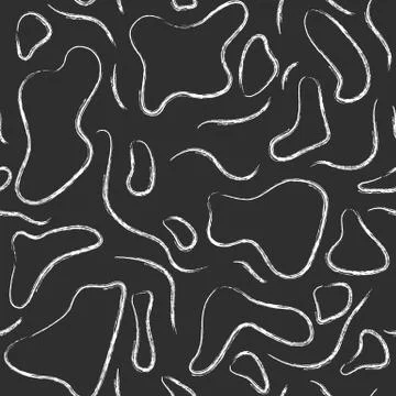 Geometric pattern with wavy stripes. Stock Illustration