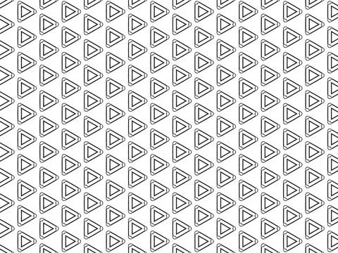 Geometric pattern on white background Illustrazione stock