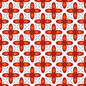 Geometric pattern white background vector file. Stock Illustration