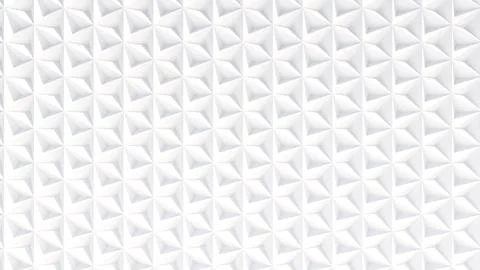 Geometric pattern on white background,abstract high relief,3d rendering Stock Illustration
