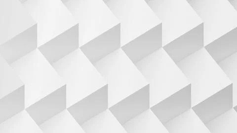 Geometric pattern on white background,abstract high relief,3d rendering Illustrazione stock
