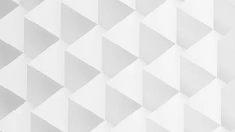 Geometric pattern on white background,abstract high relief,3d rendering Stock Illustration