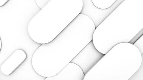 Geometric pattern on white background,abstract high relief,3d rendering 스톡 사진