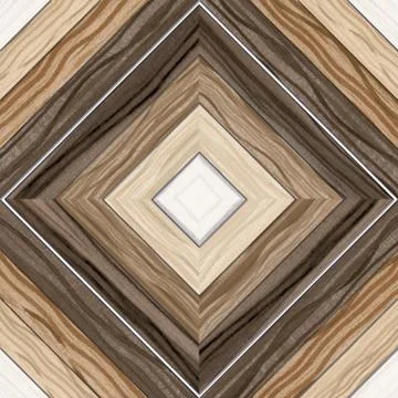 Geometric pattern wooden floor and wall decor tile. Stock Photos