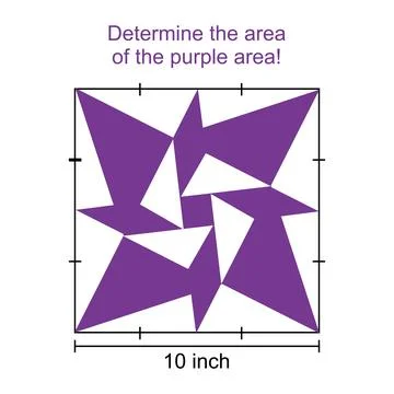Geometric pattern for your design. Vector illustration. Purple color. Stock Illustration