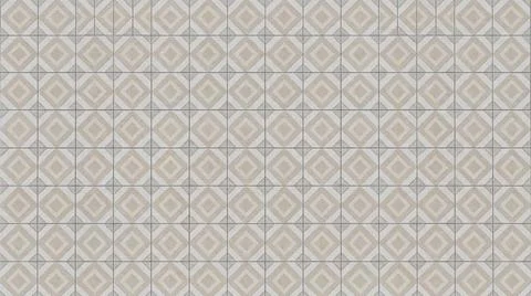 Geometric Patterned Abstract Green Tile Design. Stock-Fotos