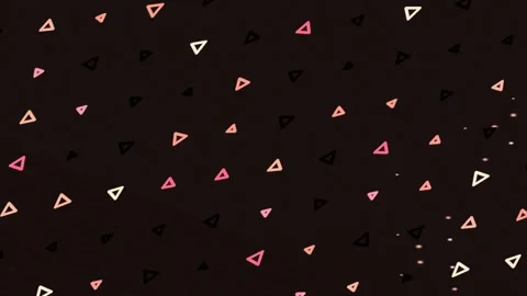 Geometric Patterning Lights Dancing in Soft Pink and Warm Tones in Dark Bac.. Vídeos de archivo 330119871