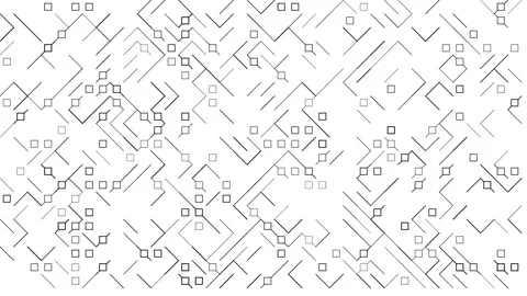 Geometric patterns and algorithmic modulation Stock Footage 260321634