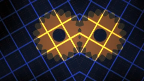 Geometric Patterns and Shapes Animated. Stock Footage 334660499