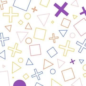 Geometric Patterns Background Stock Illustration