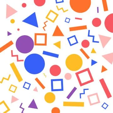 Geometric Patterns Background Stock Illustration