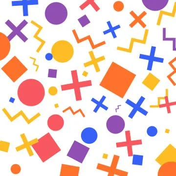 Geometric Patterns Background Stock Illustration