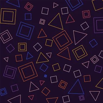 Geometric Patterns Background Stock Illustration