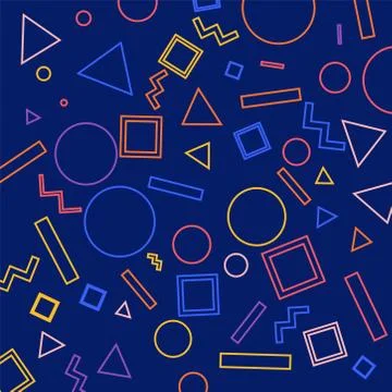 Geometric Patterns Background Stock Illustration