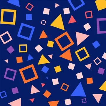 Geometric Patterns Background Stock Illustration