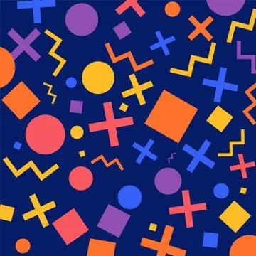 Geometric Patterns Background Stock Illustration