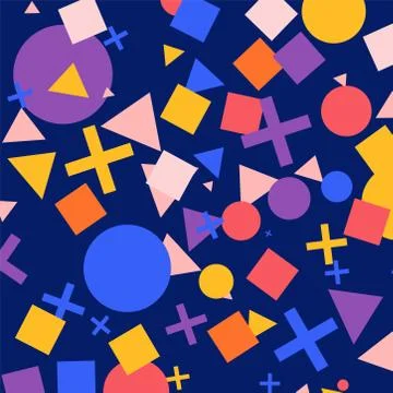 Geometric Patterns Background Stock Illustration