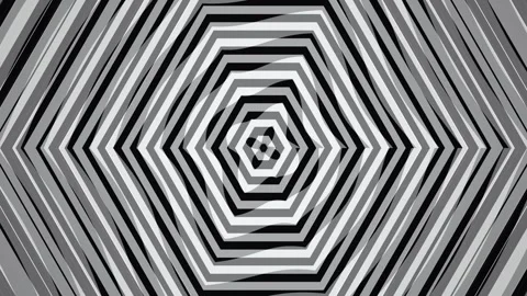 Geometric patterns create depth in black and white design Stock-Footage 339489497