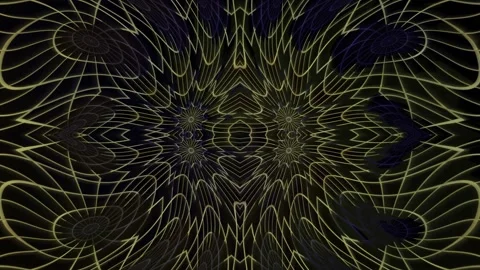 Geometric patterns create visual effect in digital art Stock Footage 339965337
