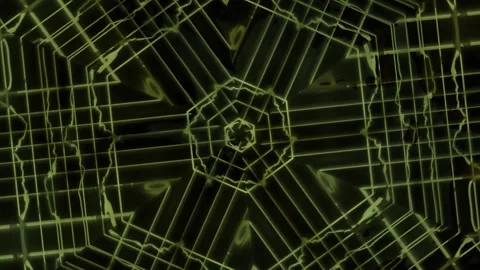 Geometric patterns created with lines on a dark background Stock Footage 340015306