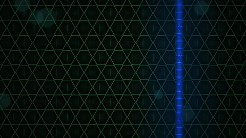Geometric Patterns on Dark Backgrounds. Stock Footage 334872788