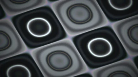 Geometric patterns in dark colors with light circles Stock Footage 340237496