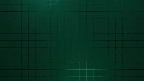Geometric Patterns Emerald Green Grid 4K Motion Background Loop Stock Footage 316118610