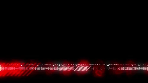 Geometric patterns form on black surface, creating tech-inspired texture Stock Footage 328483681