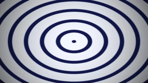 Geometric patterns form concentric circles in visual design Stock Footage 338230651