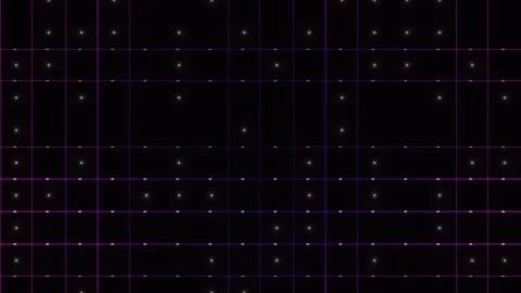 Geometric patterns with glowing dots on dark background Stock Footage 338224572