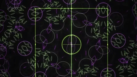 Geometric patterns with intersecting lines. Stock Footage 335108588