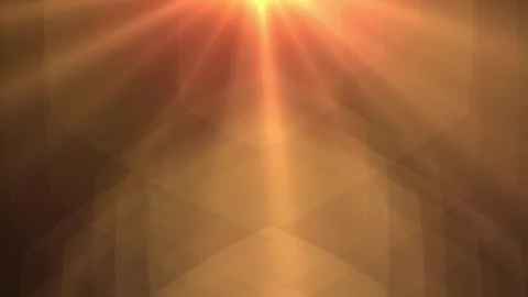 Geometric patterns in warm hues glow with radiant sun Vídeo Stock 340528883