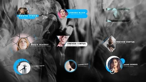 Geometric Photo Titles Catálogo de After Effects