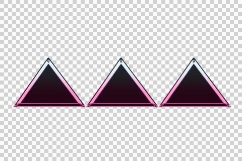 Geometric pink wireframe mesh structure with triangular patterns on dark 스톡 일러스트
