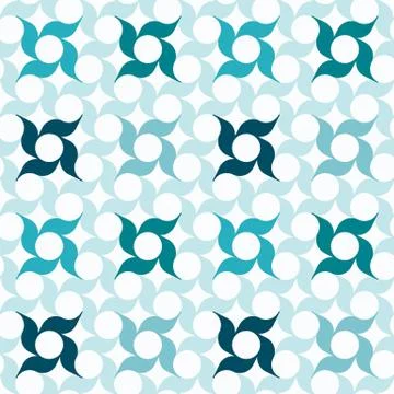 Geometric Pinwheel Pattern Stock Illustration