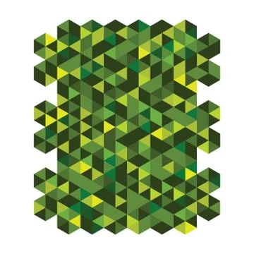 Geometric Pixel Background Stock Illustration