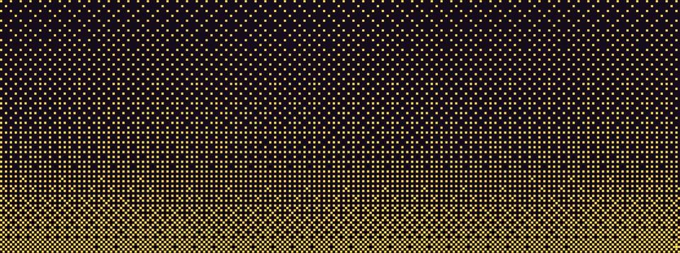 Geometric pixel bitmap texture. Monochrome dither pattern background in vin.. Stock Illustration