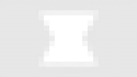 Geometric pixelated shape transition effect with transparent alpha channel .. Video stock 343140424