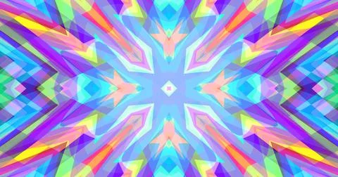 Geometric Pixels Pattern Background Pastel Color Symmetric Stock Illustration