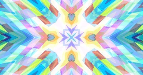 Geometric Pixels Pattern Background Pastel Color Symmetric Ilustração Stock